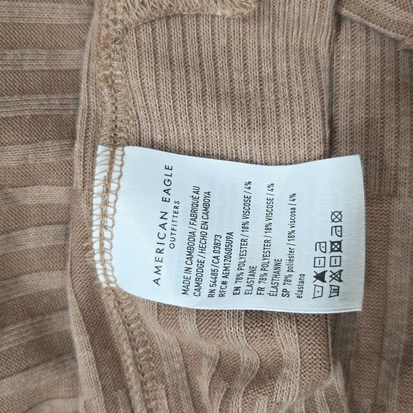 American Eagle Outfitters Brown Long Sleeve Dress. Size M. NWT - Picture 6 of 6